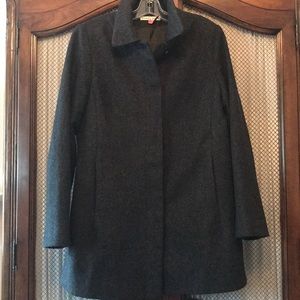 100% gray wool coat by Jason Kole